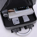 Leisure Computer Backpack, USB Interface Backpack, Rechargeable Waterproof Backpack, Large Capacity Student Bookbag, Laptop Backpack with USB Charging Port, Briefcase Computer Backpack