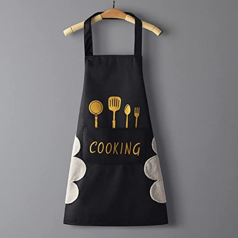 Fashion Apron – Oil-Proof PVC Cooking Apron for Kitchen Use