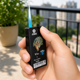 Jeddah Mini Jet Flame Lighter, Designer Print Jet Flame Lighter, Metal Body Jet Flame Lighter, Windproof Pocket Torch Lighter