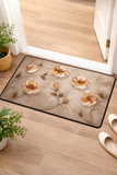 2PC Anti‑Slip Flower Design Bathroom Mat – Fast‑Drying, Water‑Absorbent Floor Mat
