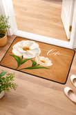 2PC Anti‑Slip Flower Design Bathroom Mat – Fast‑Drying, Water‑Absorbent Floor Mat