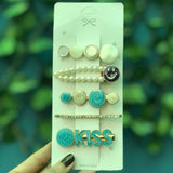 Luxury Jewellery Card, Candy Colors Pearl Hair Clip For Women, Geometric Crystal Hair Barrettes, Girl Hair Accessories