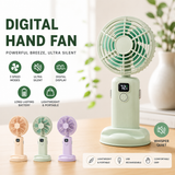 Digital Hand Fan FY-090 Portable Silent Mini Fan