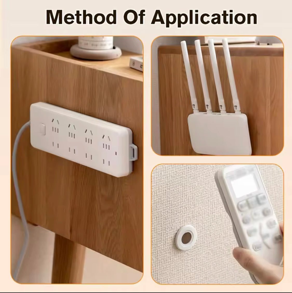 5 Pcs Strong Magnetic Remote Control Holder, Strong Magnet Self Adhesive Hook, Wall Mount Adhesive TV/Air Conditioner Remote Control Holder