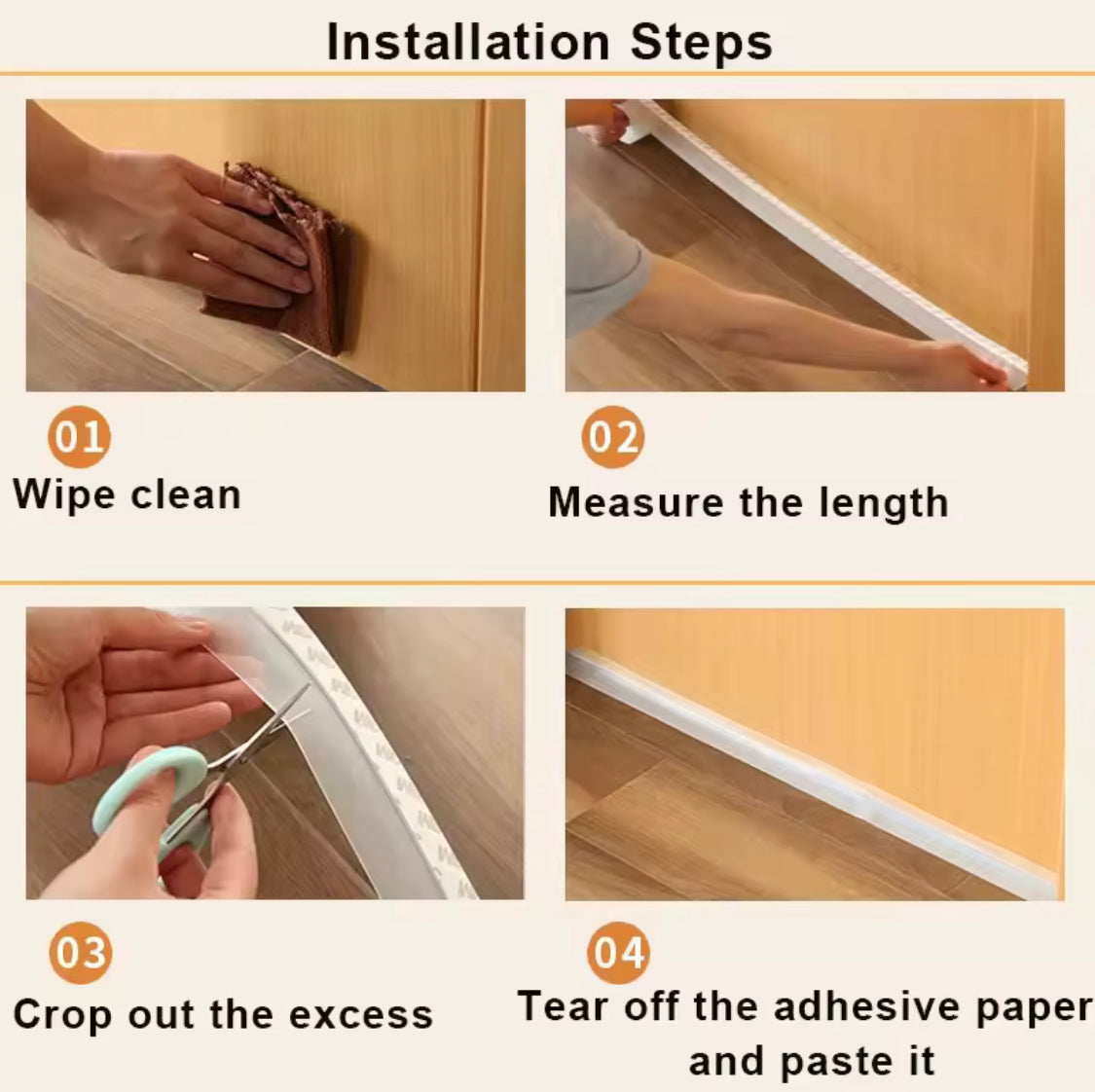 Self Adhesive Noise Stopper Tape, Window Sealing Strip Tape, Dustproof Window Stripping Tape, Silicone Self Stick Sealing Tape