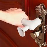 2 In 1 Silicon Door Knob Cover, Anti-Collision Door Knob Pad, Noiseless Suction Cup Doorknob Cover, Children's Safety Door Handle, Antistatic Silicone Door Knob Cover