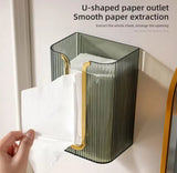 U Shape Transparent Tissue Box, Wall Mounted Acrylic Transparent Tissue Box, Table Napkin Holder, Bathroom   Tissue Paper Dispenser