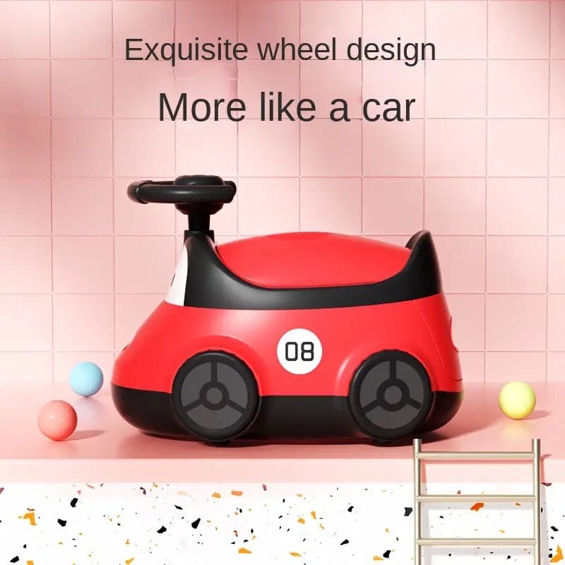 Baby Toilet Car Seat, Toddle Potty Training Car, Children Travel Toilet Car, Baby Potty Trainer and Playing Car Seat, Decorative Design Kids Baby Pot