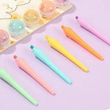 Lollipop Shape Highlighter, Colorful Marker Highlighter, Paint Marker Pen