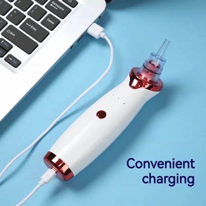 Bubble Black Head Remover, Vacuum Pore Cleaner, Acne Cleanser, Black Spots Removal, Face Nose Deep Cleaning Tools, Pimple Pore Cleansing Device, Beauty Skin Care Tool, 5 Sensors USB Rechargeable Blackhead Vacuum Cleaner Kit for Women and Men