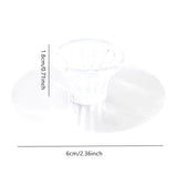 Invisible Cabinet Door Handle, Transparent Round Hook, Self-adhesive Cupboard Door Knobs