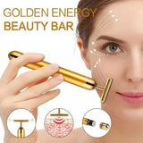 Electric T Shape Facial Roller, Anti-Wrinkles Beauty Massager, Waterproof Skin Tightening Facial Care Tool