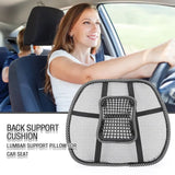 Universal Chair Lumbar, Back Support Spine Posture Correction Back Pillow, Car Seat Office Chair Massage Back Lumbar, Ventilate Mesh Car Seat Chair Back Cushion