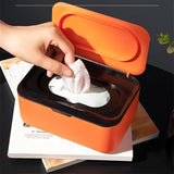 Wipes Storage Box With Lid, Desktop Tissue Dispenser, Home Office Mask Storage Box, Dustproof Wipes Respirator Dispenser, Home Car Napkin Holder, Home Napkin Organizer, Paper Towel Dispenser, Baby Wipes Dispenser, Large Tissue Box Holder