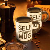 Automatic Self Stirring Mug, Magnetic Coffee Spinning Mug, Electric Self Stirring Coffee Milk Mixing Cup, Non Stick Large Capacity Coffee Mixer Cup, Creative Blender Smart Mixer Thermal Cup