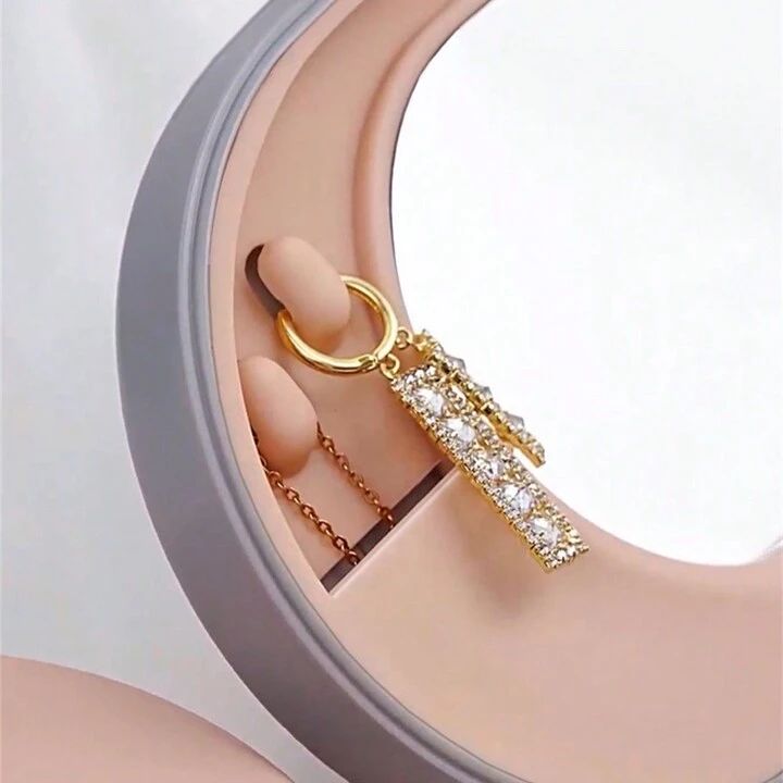 Potable Bowknot Jewellery Organiser Box, Multipurpose Jewellery Storage Box, Elegant Decorative Necklace Earrings Bracelet Container