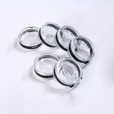 Set Of 6 Coin Spice Jar, Kitchen Condiment Storage Box, Multifunctional Transparent Cellular Spice Bowl, Creative Transparent Seasoning Cans, Kitchen Spice Mill Storage Condiment Bottles