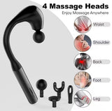 Electric Deep Body Massager, Body Relaxation Massage Machine, Long Handle Body Massager Gun