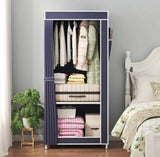 Dustproof Wardrobe, Bedroom  Storage Cabinet, Wardrobe Hanging Shelf
