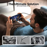 2-in-1 Type-C Fast Charging Cable with Foldable Phone Stand