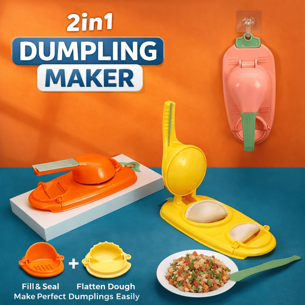 2 in 1 Dumpling & Samosa Maker – Easy Kitchen Tool