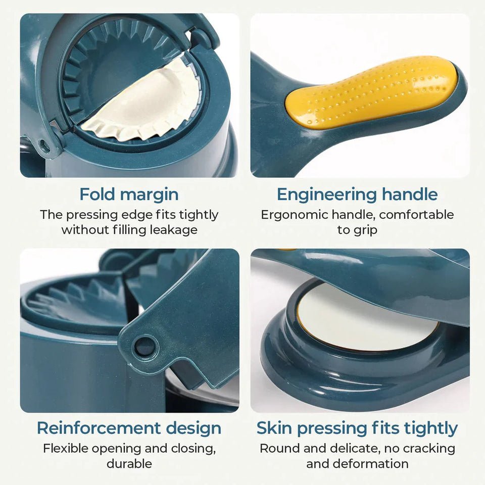 2 in 1 Dumpling & Samosa Maker – Easy Press Kitchen Tool