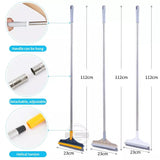 2 In 1 Floor Scrub Brush Rotating With Long Handle - Floor Mop