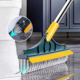 2 In 1 Floor Scrub Brush Rotating With Long Handle - Floor Mop