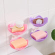 2 Layers Plastic Lotus Drain Soap Holder – Durable & Hygienic Soap Dish