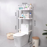 2 Tier Toilet Storage Rack Caamoad Shelf Stainless Steel