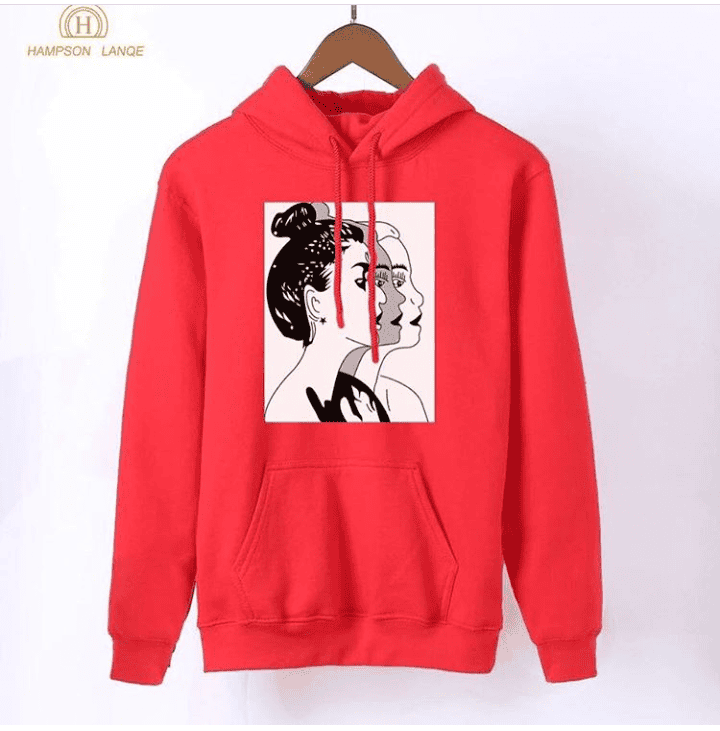 Face Printed Hoodie