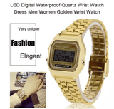 New Retro Classic LED Stainless Steel Digital 