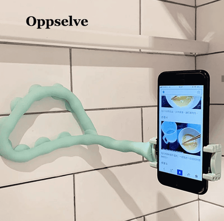 Caterpillar Mobile Holder, Multifunctional Lazy Phone Holder, Flexible and Adjustable Soft Grip , 360° all-round shooting range holder