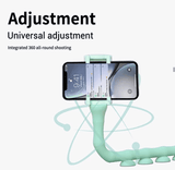 Caterpillar Mobile Holder, Multifunctional Lazy Phone Holder, Flexible and Adjustable Soft Grip , 360° all-round shooting range holder