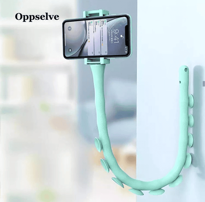 Caterpillar Mobile Holder, Multifunctional Lazy Phone Holder, Flexible and Adjustable Soft Grip , 360° all-round shooting range holder