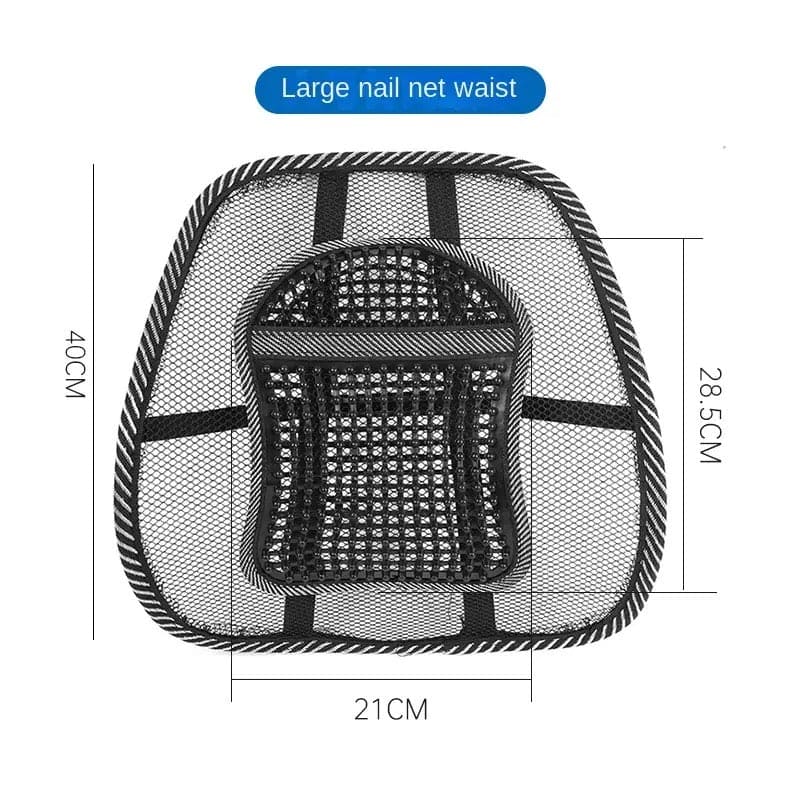 Universal Chair Lumbar, Back Support Spine Posture Correction Back Pillow, Car Seat Office Chair Massage Back Lumbar, Ventilate Mesh Car Seat Chair Back Cushion