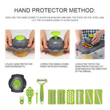 22 in 1 Multifunctional Vegetable Chopper – Multi Blade Kitchen Slicer & Dicer Set