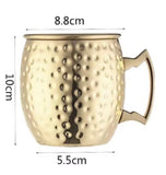 Stainless Steel Cocktails Cup, Russian Style Beverage Cup, Drinkware Party Cup