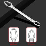 Universal Torx Wrench, Motorcycle Car Maintenance Dismantle Tools, Double Head Wrench, Reversible Ratchet Combination Spanner Set, 15 In 1 Multifunctional Torx Wrench, Self Tightening Adjustable Wrench