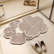 MATRUGS FLORAL SHAPE NON-SLIP DECORATIVE FLOOR MAT