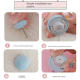 Mushroom Bed Clip, Blanket Buckles Bed Sheet Fixator Gripper, Double Press Bedspread Holder, Fall-proof Sheet Fastener Clip, Comforter Clips Quilt Holder Fixator, Bedroom Duvet Fixing Holder Quilt Cover Pinso