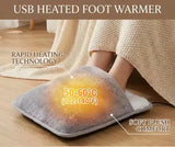 USB Powered Soft Plush Washable Foot Warmer, Household Foot Warmer, Washable Foot Heating Pad