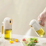 Convenient Glass Oil Spray Bottle, Leak Proof Oil Mister Bottle, Practical Glass Oil Dispenser, Kitchen Gadget Multipurpose Oil Spray Bottle