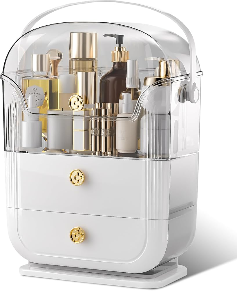 Drawer Type Dresser Shelf, Multifunctional Cosmetic Organizer, Dressing Table Makeup Organizer Shelf