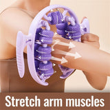 26 Roller Round Leg Massager Ring Clip Style