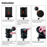 360 Rotating Cosmetic Storage Organizer Tray