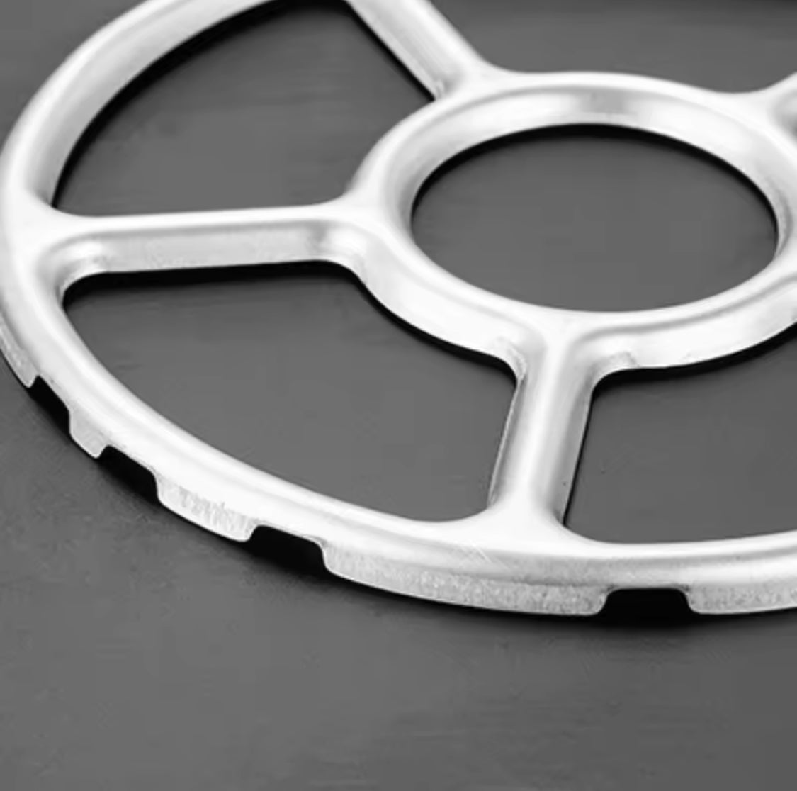 Non Slip Burner Stand Rack, Gas Stove Metal Cover Frame, Anti Slip Frame For Small Pots, Metal Stovetop For Pot