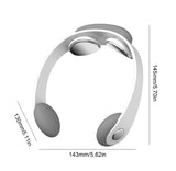 5 Gears Electric Neck Massager, Mini Neck Pulse Massager, Double Head Physiotherapy Massager
