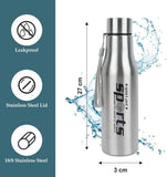 Sports Stainless Steel Water Bottle, Sports Water Bottle for Outdoor Activities, Vacuum Flask Thermo Water Bottle
