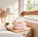 Kawaii Bow Tissue Holder, Candy Colour Tissue Box Cover, Living Room Tissue Dispenser, Home Decor Accessories